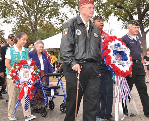 At Fort Sam Houston National Cemetery Veterans Day Ceremony Honors