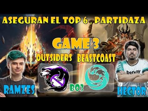 Beastcoast Vs Outsiders Game Bo Hector Vs Ramzes Pgl