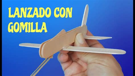 Como Hacer Un AVION Con Palitos QUE VUELA YouTube