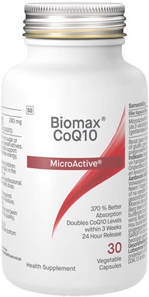 Coyne Healthcare Biomax Coq10 280mg Vegcaps 30