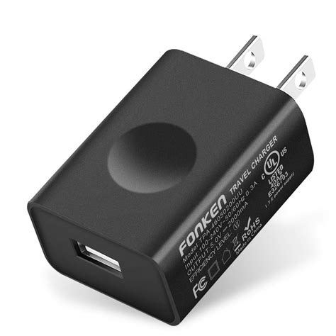 Ul Certified Usb Wall Charger Fonken V A Power Adapter Universal