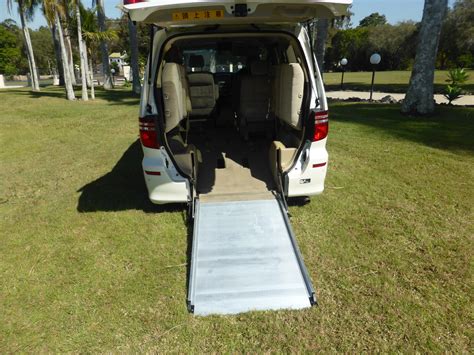 Wheelchair Vehicles Brisbane 2006 Toyota Alphard Rear Wheelchair Entry