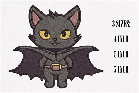 Cat in Bat Costume · Creative Fabrica