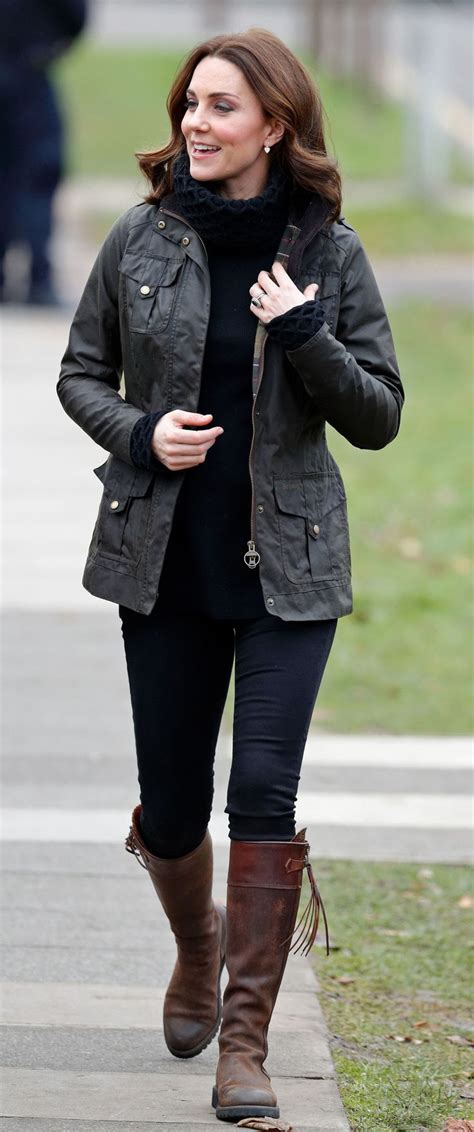 The Best Of Kate Middletons Maternity Style Barbour Jacket Women