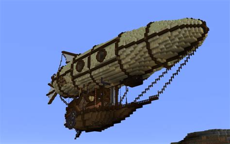 Minecraft Steampunk Airship Schematic