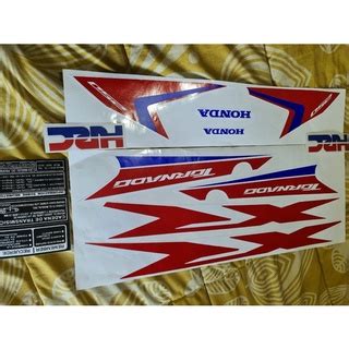 Kit De Calcos Honda Tornado Hrc Moto Blanca Envios Shopee