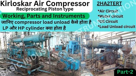 Kirloskar Air Compressor Working Instrument Details Compressor