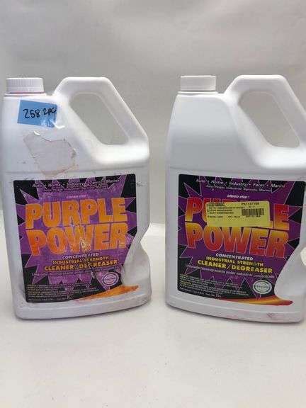 2 Purple Power Cleanerdegreaser 1 Gallon Lexington Online Auction