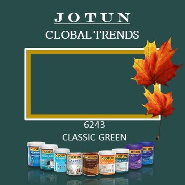 Jotun 1L 6243 Classic Green Jotashield AF Tough Shield Majestic