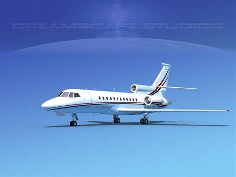 Dassault Falcon 900 V10 3d Model 89 Unknown Dwg Dxf Lwo Max Obj 3ds Free3d