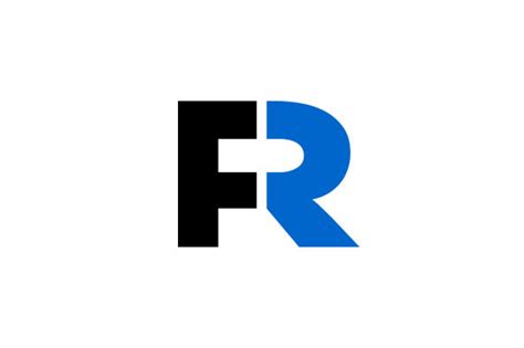 FR Logo Design Vector Graphic by xcoolee · Creative Fabrica