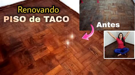 Renovei meu piso de taco de um jeito muito fácil YouTube