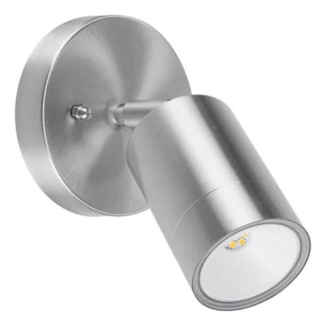 Lampara Muro Led Exterior Satin W Luz Suave C Lida Hled S Color