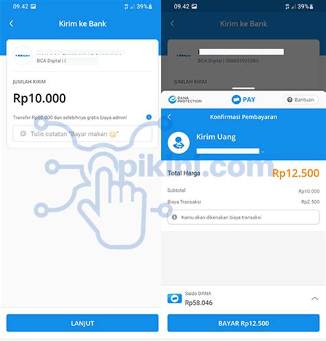 Cara Top Up Blu BCA Lewat DANA Terbaru Opikini