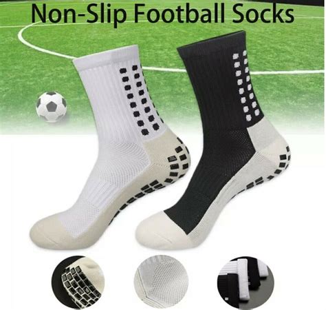 Football Socks Anti Slip Non Slip Grip Sports Soccer Uk Stock Trusox Tocksox Ebay