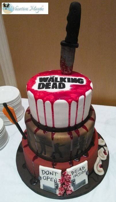 Twd Cake Walking Dead Cake Walking Dead Birthday The Walking Dead