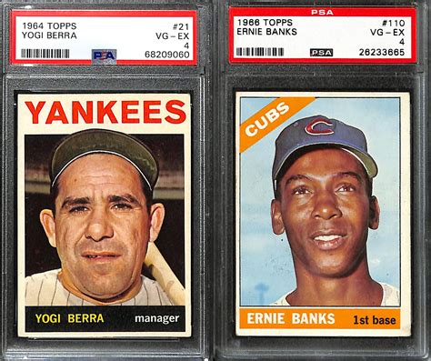 Lot Detail Psa Graded S And S Topps Baseball Hall Of Fame