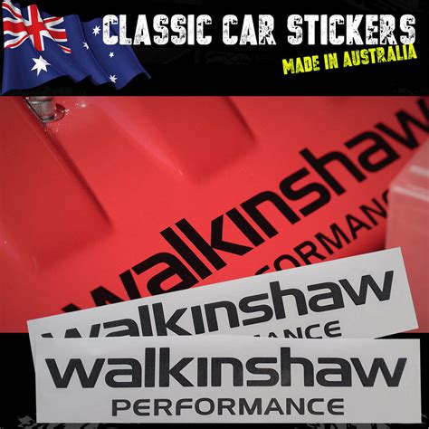 Walkinshaw Engine Decals Ve Hsv Engine Cover Replacements Black In