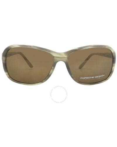 Brown Porsche Design Sunglasses For Women Lyst