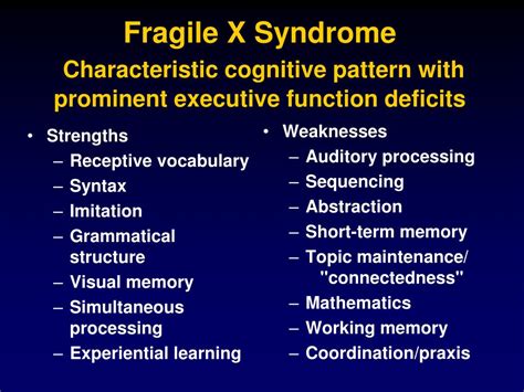 PPT - Cognitive and Behavioral Issues, Educational Strategies and New ... 