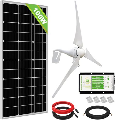 Buy ECO WORTHY 500W Solar Wind Power Kit 1x 400W Wind Turbine