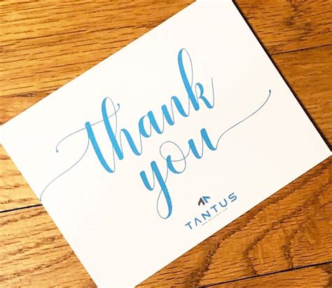 Professional Thank You Cards Business Thank You Cards Etsy