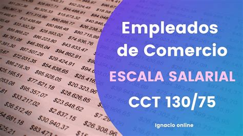 Escala Salarial Empleados De Comercio Septiembre Y Octubre