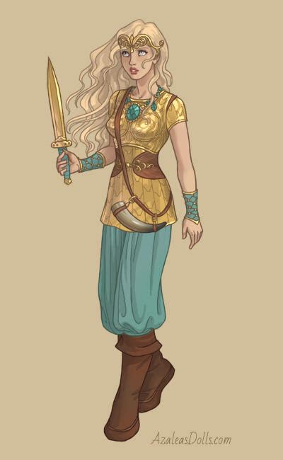 Thrud Norse Goddess Of Strength By Amaliennoy On Deviantart