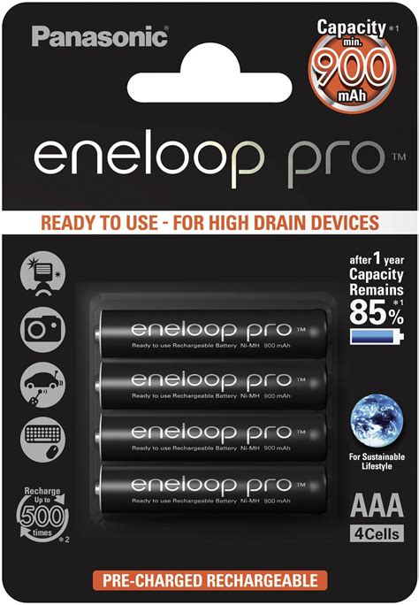 Panasonic Eneloop Pro Hr Pile Rechargeable Lr Aaa Nimh Mah