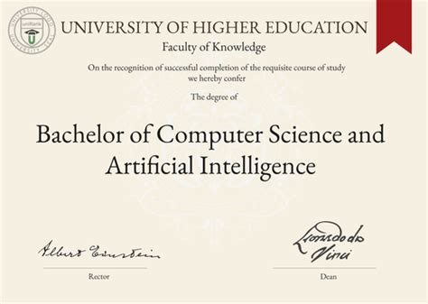 Bachelor of Computer Science and Artificial Intelligence BCSAI | uniRank