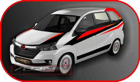 Avanza Sticker Modifikasi Livery