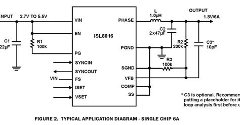 Isl8016 6a Low Quiescent Current High Efficiency Synchronous Buck Regulator Renesas