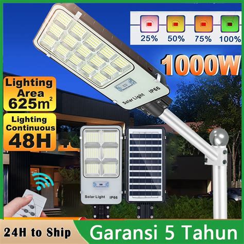 Jual Lampu Jalan Tenaga Matahari 1000W Lampu Solar Cell Outdoor Lampu