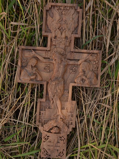 Wooden Cross, Jesus Christ, Crucifixion, Wooden Carved Cross, Cross ...