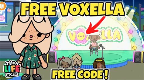 🎁free Voxella Toca Boca 🎁 New Update Toca Boca Free Code Toca Boca Youtube