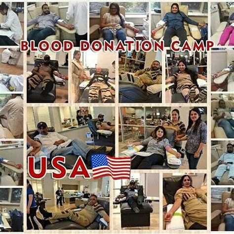 Blood Donation Camp At Dera Sachha Sauda Usa Devotees Blood