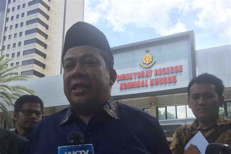 Polisi Kembali Periksa Fahri Hamzah Soal Dugaan Pencemaran Nama Baik