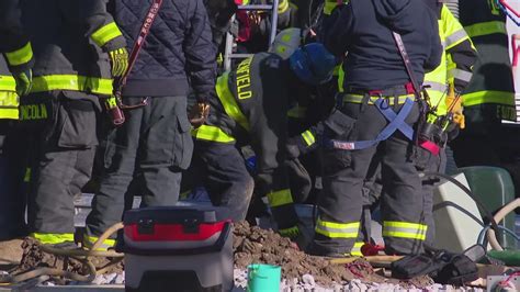 Worker Trapped In Trench Rescued