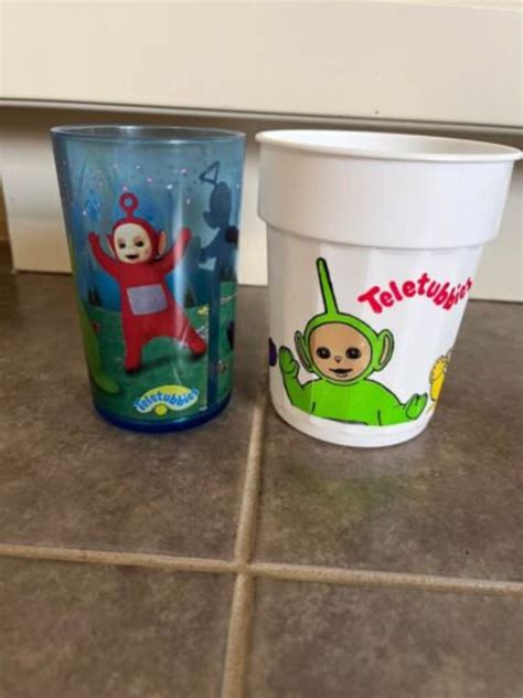 1998 Vintage Teletubbies Cup Plastic Kid Cups 2 Included Etsy