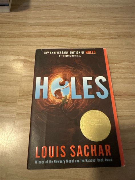 Louis Sacher Holes Th Anniversary Edition Hobbies Toys Books