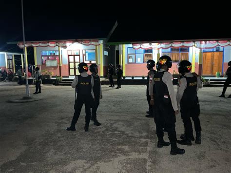 Sat Samapta Polres Mbd Giat Patroli Cipta Kondisi Pasca Perhitungan