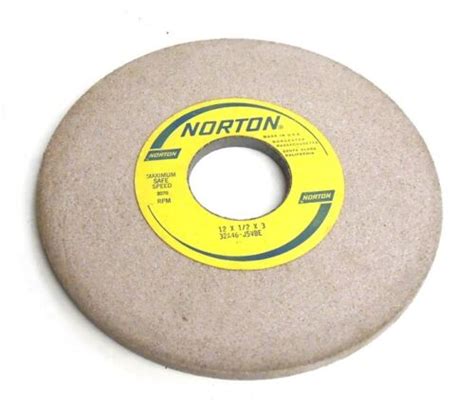 Norton 32a46 J5vbe Grinding Wheel 12 X 12 X 3 Purple Aluminum Oxide 46 Grit Ebay