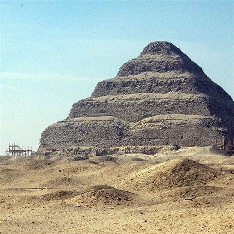 The King Djoser Who Reigned C 2670 Bce Built The First Step Pyramid At