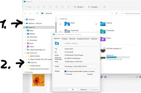 gelöst OneDrive Ort von Ondrive Ordner auf der Festplatte unklar