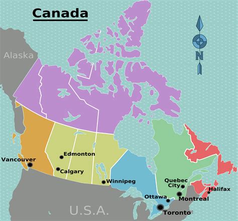 Largest Most Detailed Map of Canada and The Flag – Travel Around The ...