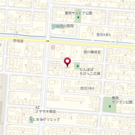 北海道旭川市豊岡4条8－10－2 の地図 Mapfan