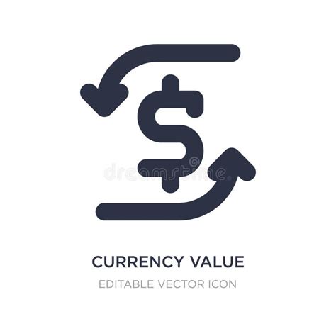 Currency Value Isolated Vector Icon Which Can Easily Modify Or Edit