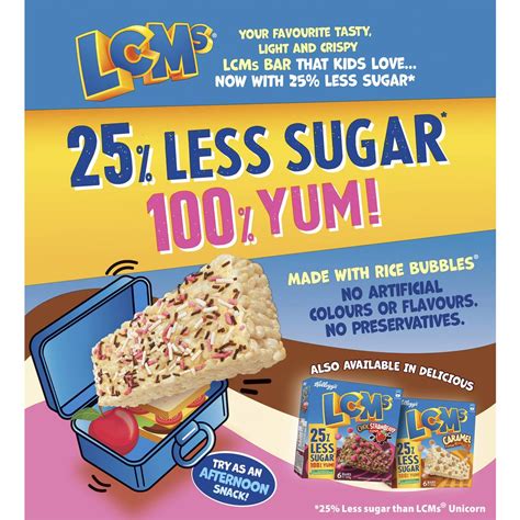 Kellogg S Lcms Less Sugar Neapolitan Flavour Snack Bars Pack