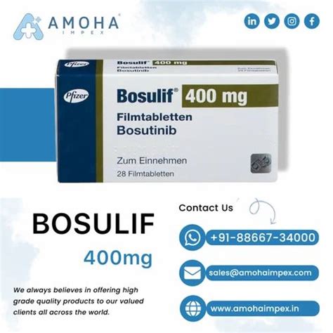 Bosulif Bosutinib Mg Tablet At Rs Box Bosulif In Surat Id