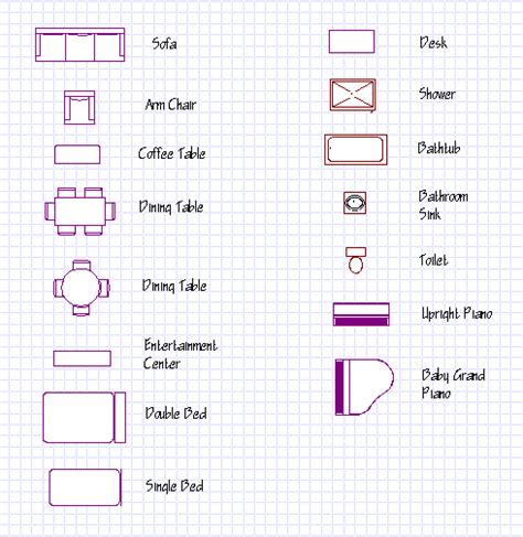 Symbols For Blueprints House Design Drawing Floor Plan Symbols Cool House Designs